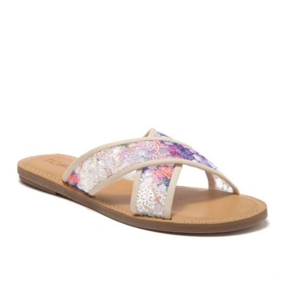 NEW TOMS Women's‎ Isabela Flip Flop Lilac - Picture 1 of 4